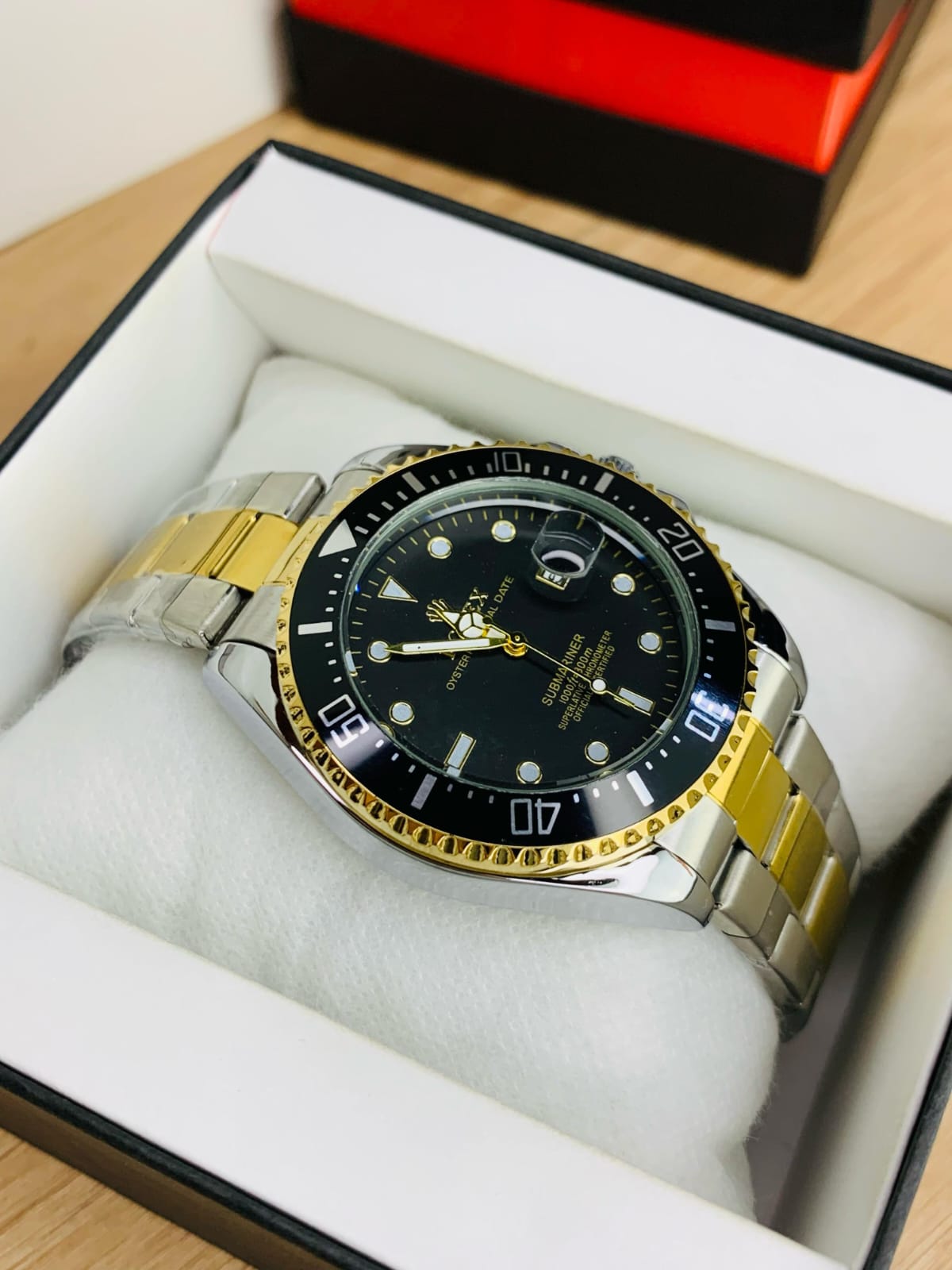 Rolex submariner two tone black